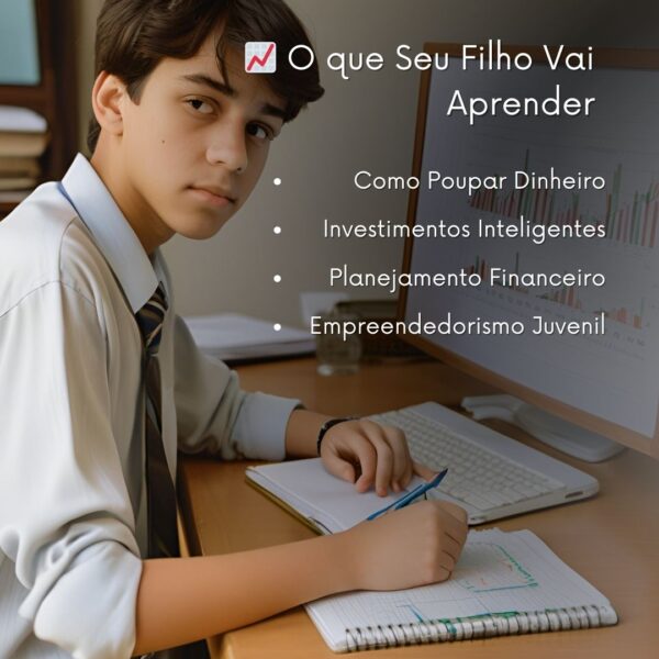 Curso Online para Adolescentes | Aprenda a Transformar Parte de Todo Dinheiro que Ganhar no Início de sua Riqueza, e Construa um Futuro Brilhante - Image 8